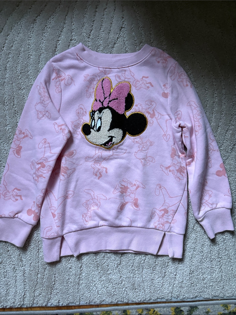 Disney Junior Minnie Mouse Sweatshirt Patch allover print